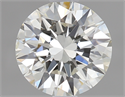 0.81 Carats, Round Diamond with Excellent Cut, K Color, SI2 Clarity and Certified by GIA