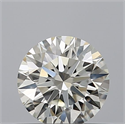 Natural Diamond 0.43 Carats, Round with Excellent Cut, I Color, VVS1 Clarity and Certified by IGI