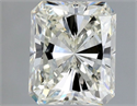Natural Diamond 0.90 Carats, Radiant with  Cut, J Color, VS1 Clarity and Certified by GIA