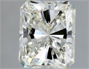 Natural Diamond 0.90 Carats, Radiant with  Cut, J Color, VS1 Clarity and Certified by GIA