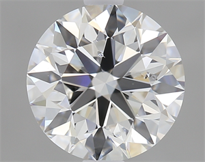 Picture of 0.91 Carats, Round Diamond with Excellent Cut, G Color, SI2 Clarity and Certified by GIA