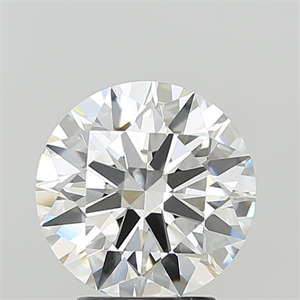 Picture of Lab Grown Diamond 3.10 Carats, Round with Ideal Cut, F Color, VVS2 Clarity and Certified by IGI