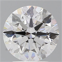 Lab Grown Diamond 3.03 Carats, Round with Ideal Cut, E Color, VS1 Clarity and Certified by IGI