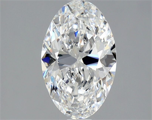 Picture of Natural Diamond 1.50 Carats, Oval with  Cut, D Color, VVS2 Clarity and Certified by GIA