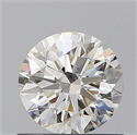 Natural Diamond 0.70 Carats, Round with Excellent Cut, J Color, SI1 Clarity and Certified by GIA