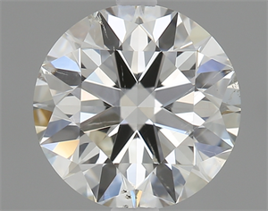 Picture of 0.90 Carats, Round Diamond with Excellent Cut, H Color, SI2 Clarity and Certified by GIA