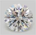 Lab Grown Diamond 2.04 Carats, Round with Ideal Cut, E Color, VVS2 Clarity and Certified by IGI