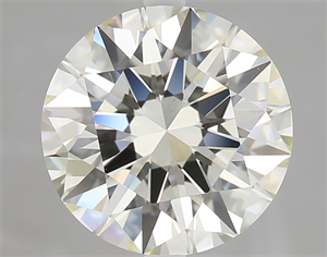 Picture of 3.01 Carats, Round Diamond with Excellent Cut, L Color, VS1 Clarity and Certified by GIA