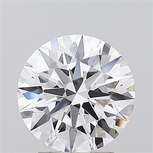 Picture of Lab Grown Diamond 2.58 Carats, Round with Ideal Cut, D Color, IF Clarity and Certified by IGI