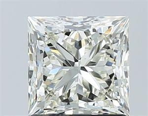 Picture of Natural Diamond 1.51 Carats, Princess with  Cut, I Color, VS1 Clarity and Certified by IGI
