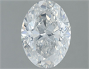 Natural Diamond 1.40 Carats, Oval with  Cut, G Color, SI2 Clarity and Certified by GIA