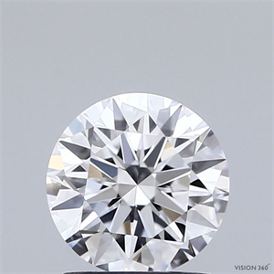 Picture of Lab Grown Diamond 1.20 Carats, Round with Ideal Cut, D Color, VVS2 Clarity and Certified by IGI