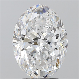 Foto Diamante Natural 3.02 quilates, Ovalado , Color D, claridad SI1 y certificado GIA de