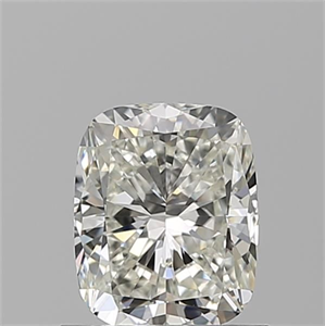 Foto Diamante Natural 0.90 quilates, Del cojín , Color I, claridad VVS2 y certificado GIA de