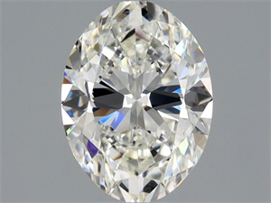 Picture of Natural Diamond 0.70 Carats, Oval with  Cut, H Color, VS1 Clarity and Certified by GIA
