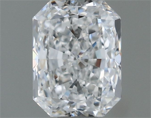 Picture of Natural Diamond 0.51 Carats, Radiant with  Cut, F Color, VS2 Clarity and Certified by GIA