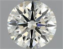 Natural Diamond 0.81 Carats, Round with Excellent Cut, K Color, VS2 Clarity and Certified by GIA