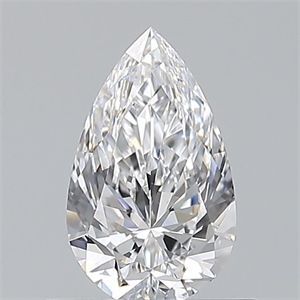 Picture of Natural Diamond 0.60 Carats, Pear with  Cut, D Color, VS2 Clarity and Certified by GIA