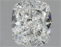 Diamante Natural 1.53 quilates, Del cojín , Color G, claridad SI2 y certificado HRD