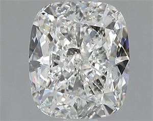 Foto Diamante Natural 1.53 quilates, Del cojín , Color G, claridad SI2 y certificado HRD de