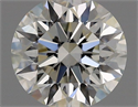Natural Diamond 0.72 Carats, Round with Excellent Cut, H Color, SI1 Clarity and Certified by GIA