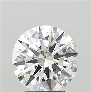 Picture of Lab Grown Diamond 3.03 Carats, Round with Ideal Cut, E Color, VVS2 Clarity and Certified by IGI