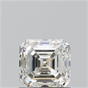 Natural Diamond 1.01 Carats, Asscher with  Cut, K Color, VS2 Clarity and Certified by GIA