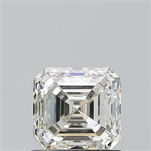 Picture of Natural Diamond 1.01 Carats, Asscher with  Cut, K Color, VS2 Clarity and Certified by GIA