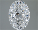 Natural Diamond 3.51 Carats, Oval with  Cut, D Color, VS1 Clarity and Certified by GIA