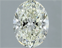 Natural Diamond 2.03 Carats, Oval with  Cut, K Color, VS2 Clarity and Certified by IGI