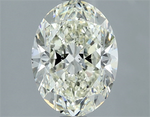 Picture of Natural Diamond 2.03 Carats, Oval with  Cut, K Color, VS2 Clarity and Certified by IGI