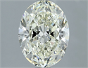 Natural Diamond 2.03 Carats, Oval with  Cut, K Color, VS2 Clarity and Certified by IGI