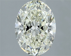 Picture of Natural Diamond 2.03 Carats, Oval with  Cut, K Color, VS2 Clarity and Certified by IGI