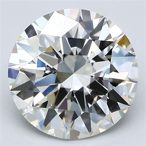Foto Diamante Natural 3.04 quilates, Redondo , Color J, claridad VVS2 y certificado GIA de