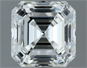 Natural Diamond 1.01 Carats, Asscher with  Cut, H Color, VS2 Clarity and Certified by IGI
