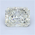 Diamante Natural 1.53 quilates, Radiante , Color K, claridad VS2 y certificado GIA