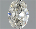 Diamante Natural 1.50 quilates, Ovalado , Color J, claridad SI1 y certificado GIA