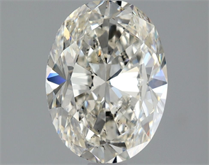 Foto Diamante Natural 1.50 quilates, Ovalado , Color J, claridad SI1 y certificado GIA de