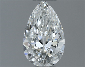 Picture of Natural Diamond 0.52 Carats, Pear with  Cut, H Color, SI1 Clarity and Certified by GIA