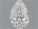 Diamante Natural 0.40 quilates, De pera , Color F, claridad VS2 y certificado GIA