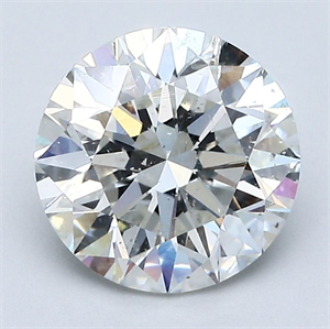Foto Diamante Natural 2.03 quilates, Redondo , Color H, claridad SI2 y certificado GIA de