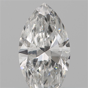 Picture of Natural Diamond 0.19 Carats, Marquise with  Cut, E Color, SI1 Clarity and Certified by IGI