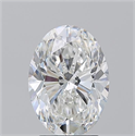 Natural Diamond 3.05 Carats, Oval with  Cut, G Color, VS1 Clarity and Certified by GIA