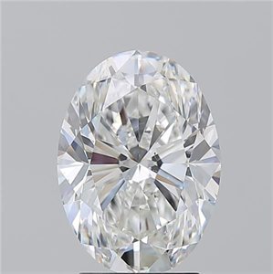 Picture of Natural Diamond 3.05 Carats, Oval with  Cut, G Color, VS1 Clarity and Certified by GIA