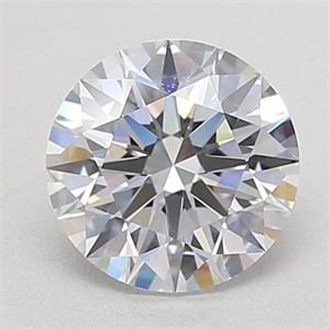 Picture of Lab Grown Diamond 2.04 Carats, Round with Excellent Cut, E Color, IF Clarity and Certified by GIA