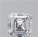 Natural Diamond 1.01 Carats, Asscher with  Cut, E Color, VVS2 Clarity and Certified by GIA