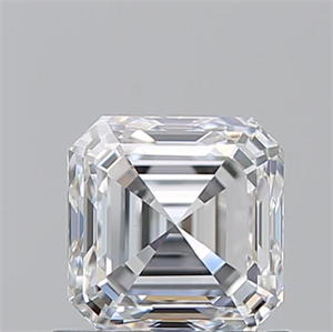 Picture of Natural Diamond 1.01 Carats, Asscher with  Cut, E Color, VVS2 Clarity and Certified by GIA
