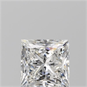 Natural Diamond 1.07 Carats, Princess with  Cut, F Color, VS1 Clarity and Certified by GIA