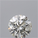 Natural Diamond 0.43 Carats, Round with Excellent Cut, H Color, VVS2 Clarity and Certified by IGI