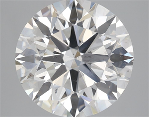 Picture of Lab Grown Diamond 5.12 Carats, Round with Ideal Cut, G Color, SI1 Clarity and Certified by IGI
